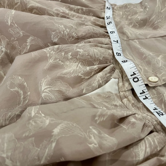 Sea Tan and Cream Buttoned Midi Sundress - Picture 13 of 15